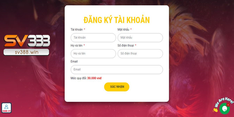 SV388 – Link Đá Gà SV388 Hôm Nay Không Bị Chặn 6 Các bước tạo tài khoản nhà cái đá gà SV388