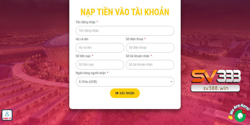 SV388 – Link Đá Gà SV388 Hôm Nay Không Bị Chặn 7 Cách nạp tiền tại SV388